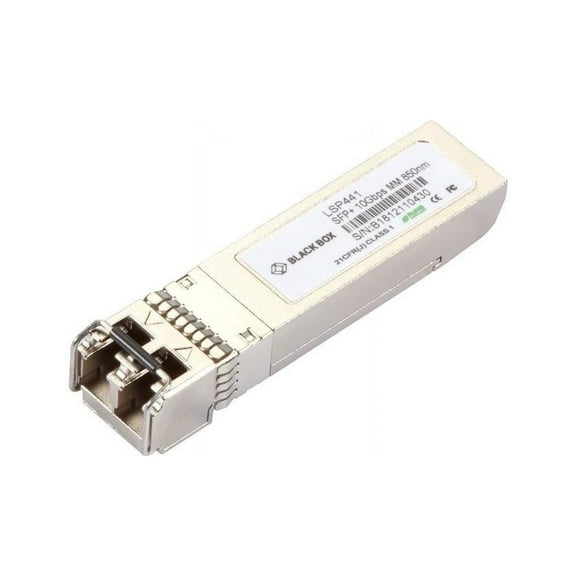 Black Box LSP441 SFP+ Transceiver- 10-Gb, 850-nm Multimode Fiber, 300-m, LC
