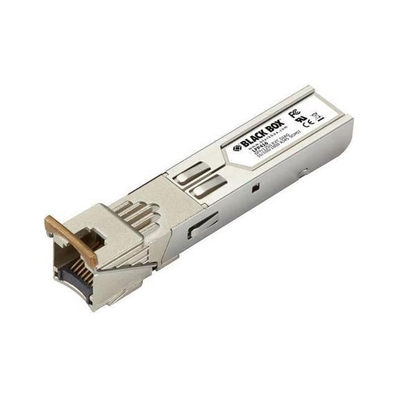 Black Box SFP (mini-GBIC) Module - For Data Networking - 1 x 10/100/1000Base-T LAN1.25