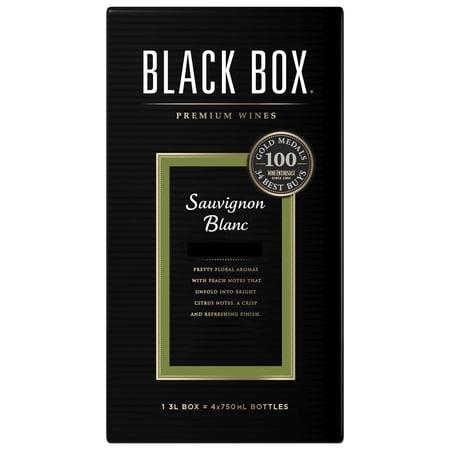 Black Box Sauvignon Blanc White Wine, 3 L Box
