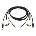 thumbnail image 1 of Black Box Secure DVI KVM Cable - USB A-B, 3.5mm Audio, 10-ft., 1 of 2
