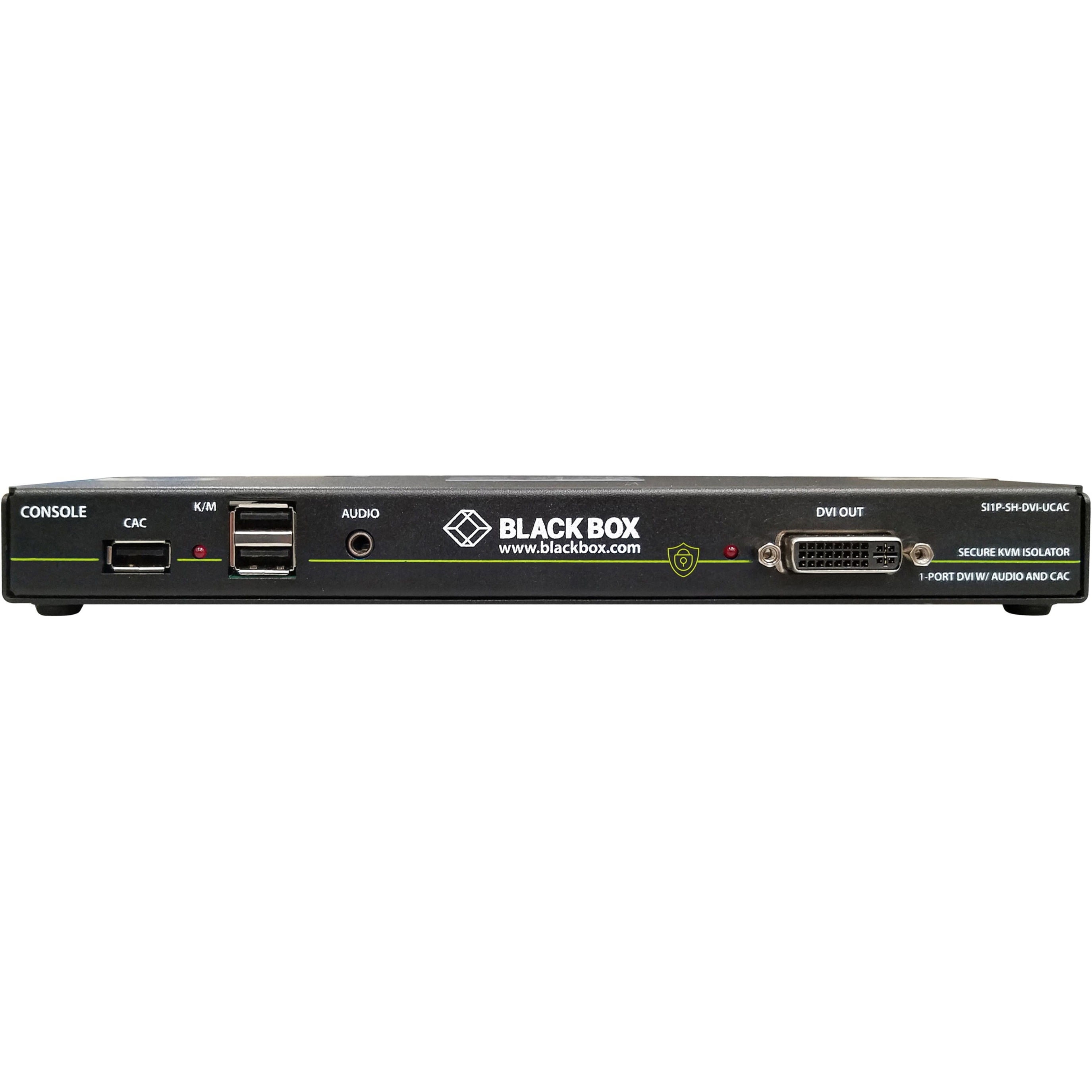 Black Box Secure NIAP 3.0 SingleHead DVII USB KVM Defender with CAC