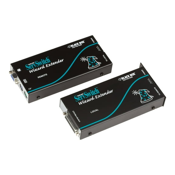 Black Box Wizard VGA PS/2 RS232 KVM Extender ACU5110A