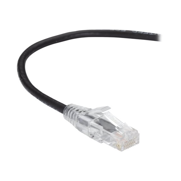 Black Box Slim-Net Cat.6 Patch UTP Network Cable 5 ft Black