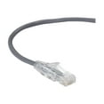 thumbnail image 1 of Black Box Slim-Net - Patch cable - RJ-45 (M) to RJ-45 (M) - 2 ft - UTP - CAT 6 - booted, molded, stranded - gray, 1 of 3