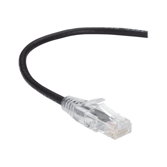 Black Box Slim-Net Cat.6 Patch UTP Network Cable 3 ft Black