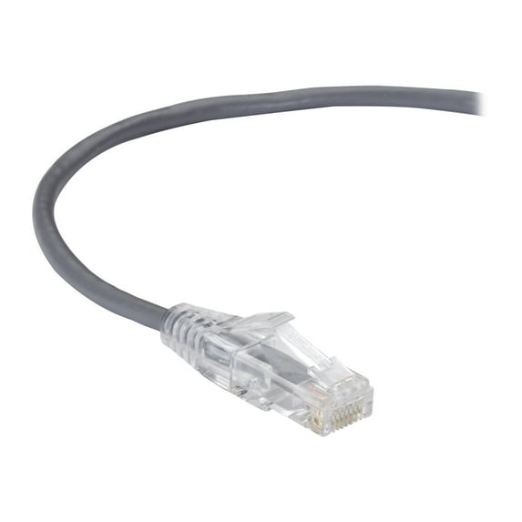 Black Box Slim-Net Cat.6a Patch UTP Network Cable 10ft Gray