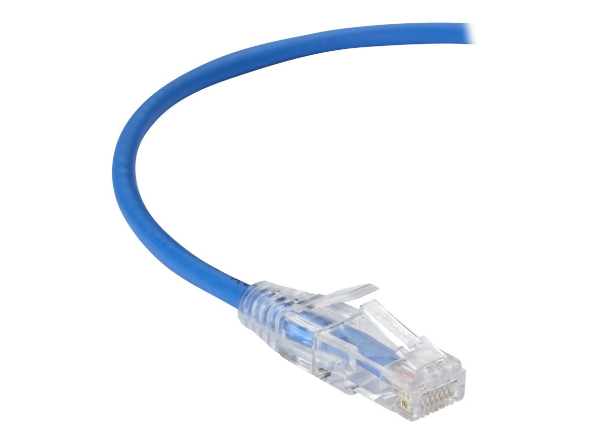 Black Box Slim-Net Cat.6a Patch UTP Network Cable 4ft Blue