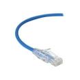 thumbnail image 1 of Black Box Slim-Net Cat.6a Patch UTP Network Cable 4ft Blue, 1 of 4