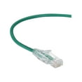 thumbnail image 1 of Black Box Slim-Net - Patch cable - RJ-45 (M) to RJ-45 (M) - 4 ft - UTP - CAT 6 - booted, molded, stranded - green, 1 of 2