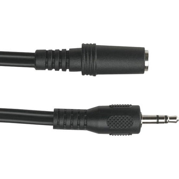 Black Box Stereo Audio Cable 3.5-mm, Male/Female, 10-ft.
