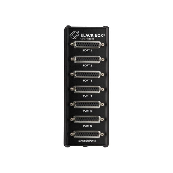 Black Box TL074A-R4 6-Port MS-6 Modem Splitter