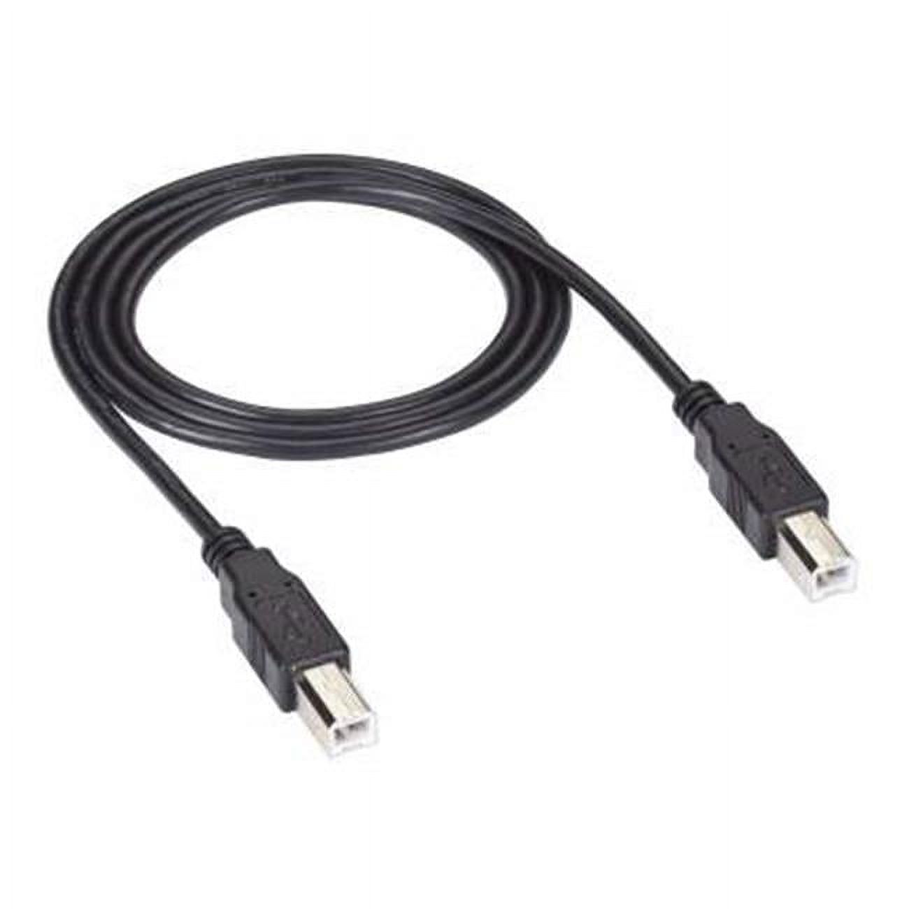 Black Box USB 2.0 Cable Type B Male to Type B Male Black 16ft. 4.8m