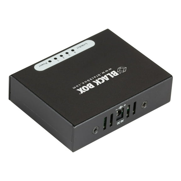 Black Box USB-Powered Gigabit 4-Port Switch with EU Power Supply