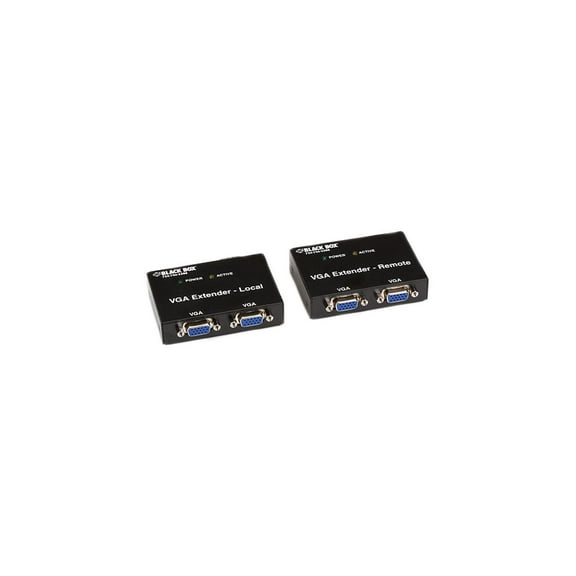 Black Box VGA Extender Kit, 2-Port Local, 2-Port Remote