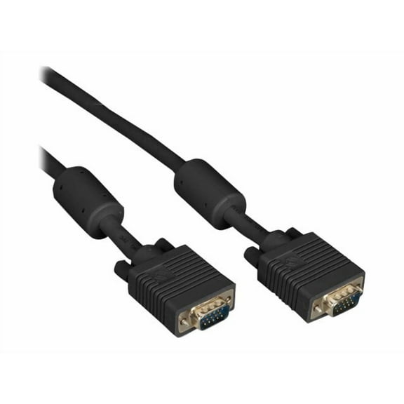 Black Box 5ft VGA Video Cable with Ferrite Core Black EVNPS06B0005MM