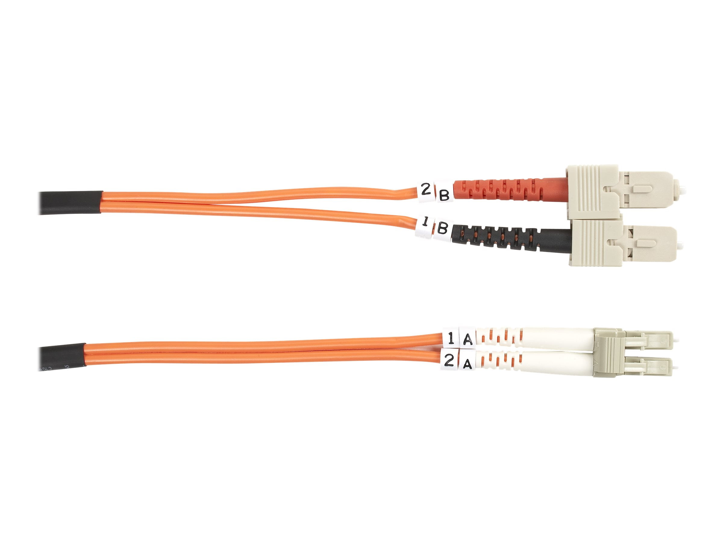 Black Box Value Line - Patch cable - SC multi-mode (M) to LC multi-mode (M) - 2 m - fiber optic - 62.5 / 125 micron