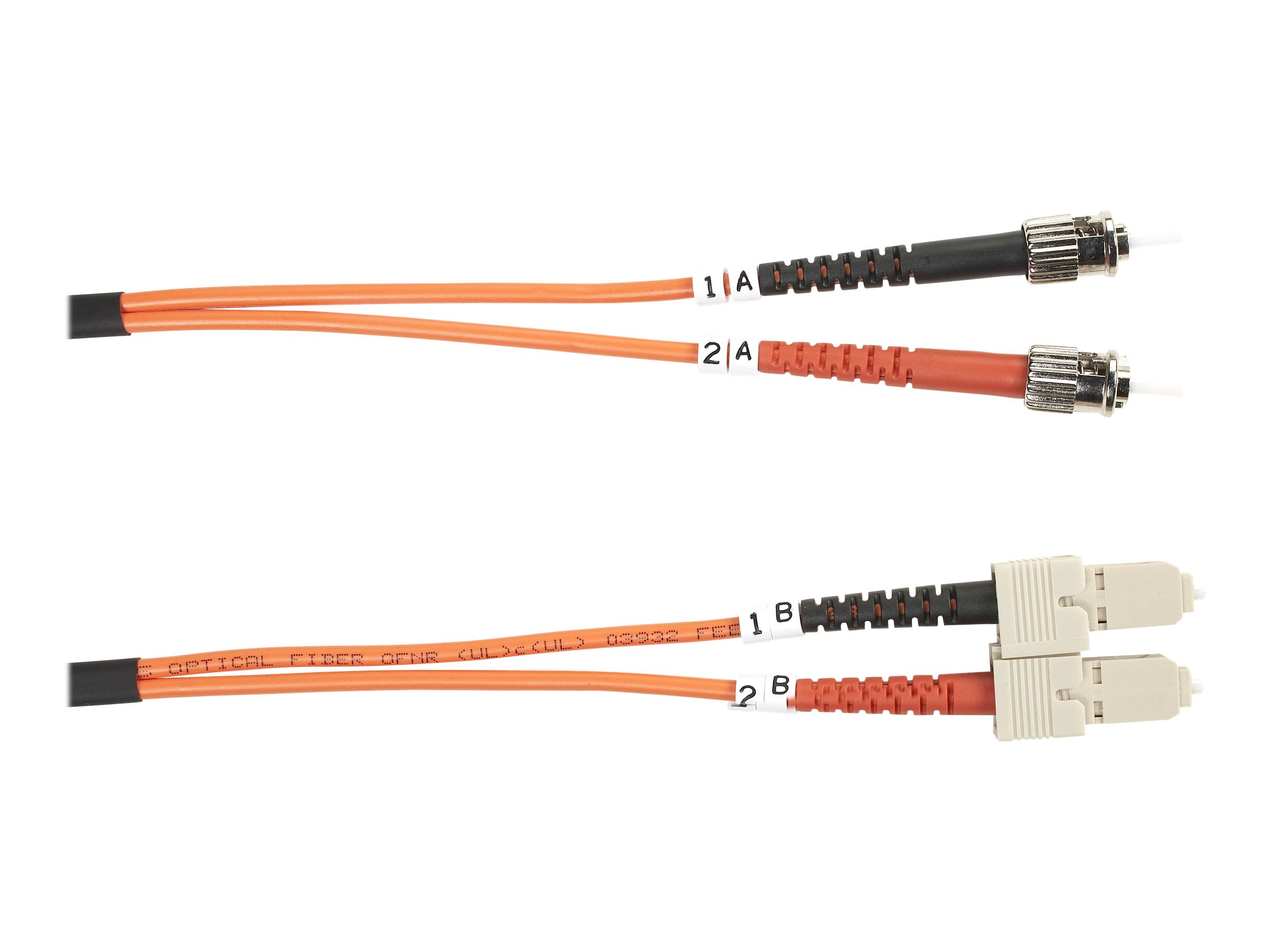 Black Box Value Line - Patch cable - ST multi-mode (M) to SC multi-mode (M) - 2 m - fiber optic - 62.5 / 125 micron