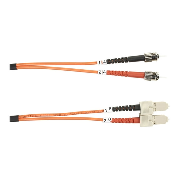 Black Box Value Line - Patch cable - ST multi-mode (M) to SC multi-mode (M) - 5 m - fiber optic - 62.5 / 125 micron