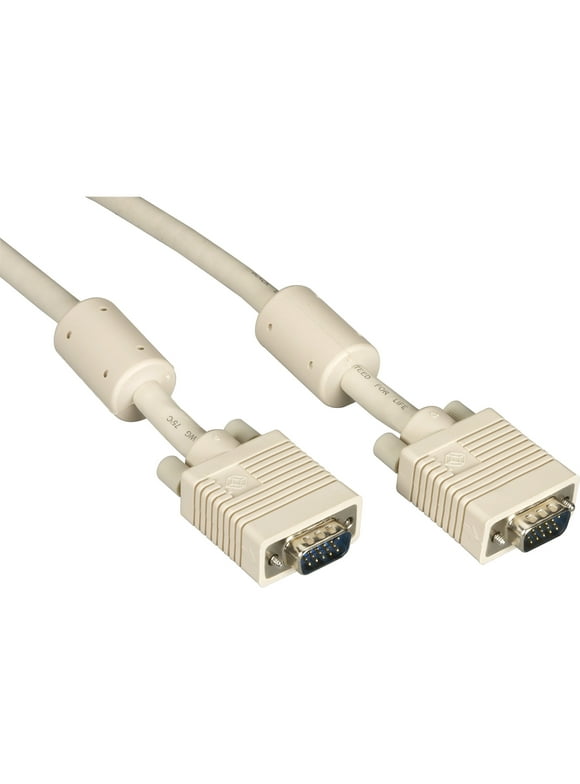 Black Box Vga Video Cable With Ferrite Core - Male/male, Beige, 3-ft. (0.9-m) (EVNPS06-0003-MM)