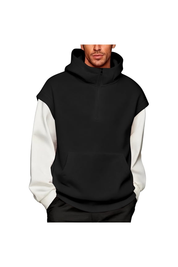 Black Boy Girl Mens Sweater Match Brunch Top Tees Hoods Outfit Sweatshirts 2PC Activewear Set for Man Long Sleeve Pullover 2 Piece Hooded Outfits 2PC Tracksuits 2026 XL