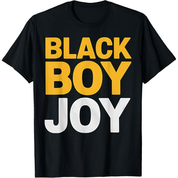 Black Boy Joy Melanin African American Black History T-Shirt