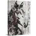 thumbnail image 1 of "Black Braid" Painting Print on Wrapped Canvas, 1 of 7