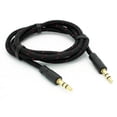 thumbnail image 1 of Black Braided Aux Cable Car Stereo Wire Compatible With iPod Touch 5 4th Gen 3rd Gen 2nd Gen 1st Gen Nano 7th Gen 5th Gen, 1 of 2
