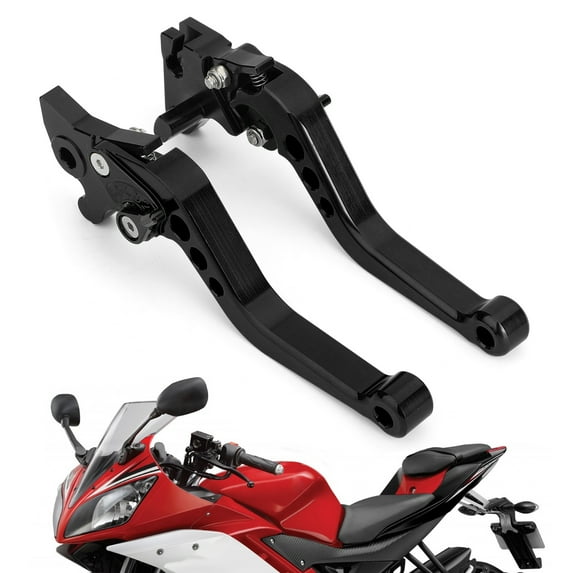 Black Brake Clutch Levers For YAMAHA YZF-R15 2008-2014