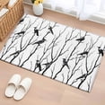 thumbnail image 1 of Black Branches Birds Entryway Rug 2'x3'&nbsp; Non Slip Front Door Mats, Modern Abstract Forest Silhouettes Entrance Rugs Indoor Outdoor Carpet, Washable Floor Mats Small Area Rug for Bedroom Kitchen, 1 of 8