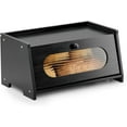 thumbnail image 1 of Black Bread Box for Kitchen Countertop,Large Capacity Kitchen Countertop Organizer,Bread Storage with Acrylic Window for Cabinet,Pantry,Cupboard, 1 of 16