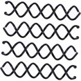 thumbnail image 1 of Black Bread Hair Screws 40 pcs Updo Bun Tool Spiral Black and Style Pin Clips Mini DIY Metal Girls Clip Rounded Simple Wire Styles for Maker Screw Stick Messy Hair Decorations, 1 of 5