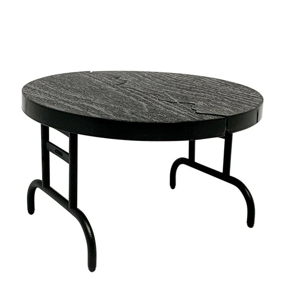 Black Break Away Round Table for WWE & AEW Wrestling Action Figures