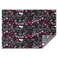 thumbnail image 1 of Black Breast Cancer Rectangle Tablecloth 60"x84",Waterproof Polyester Rectangle Table Cloth, Wipeable Spillproof Polyester Tablecloth for Dining, Camping, Indoor and Outdoor, 1 of 5