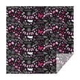 thumbnail image 1 of Black Breast Cancer Square Tablecloth,Waterproof Square Table Cover,Wipeable Spillproof Washable Table Cover for Home Kitchen Party Decor 42"X42"(107x107cm), 1 of 6