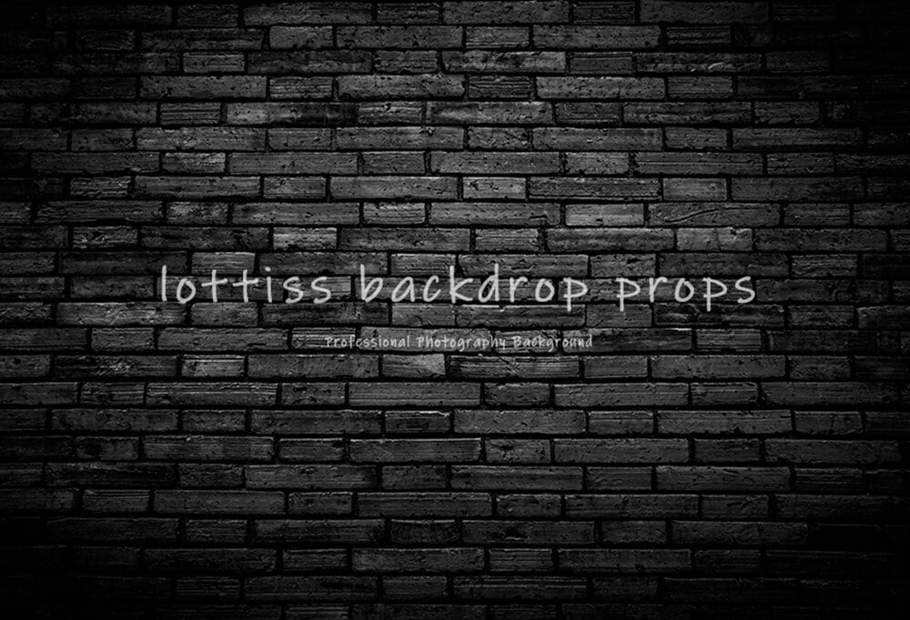 Black Brick Wall Backdrops SeriesOne For Photography Party Adult