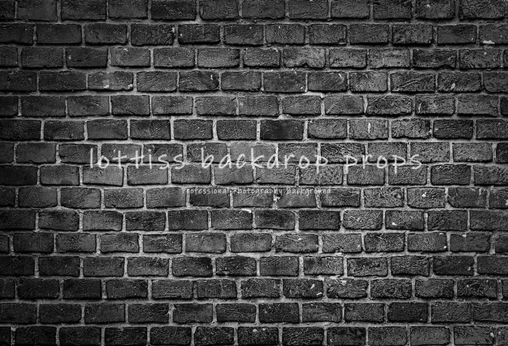 Black Brick Wall Backdrops SeriesOne For Photography Party Adult