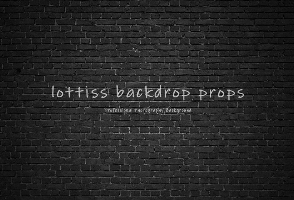 Black Brick Wall Backdrops SeriesOne For Photography Party Adult