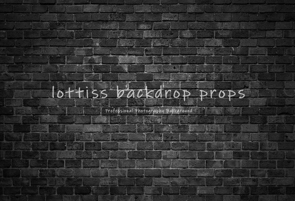 Black Brick Wall Backdrops SeriesOne For Photography Party Adult