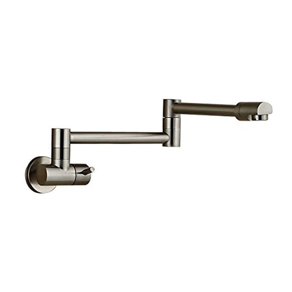 Black Bronze Kitchen Sink Faucet Swivel Pull Out Kitchen Faucet Sink Tap Wall Mounted Bathroom Crane Single Cold Water Mixer ,Bar Laundry RV Farmhouse
