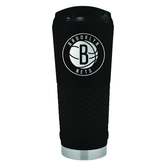 Black Brooklyn Nets Stealth Matte 24oz Tumbler