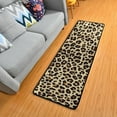 thumbnail image 1 of Black Brown Cheetah Leopard Kitchen Rug Runner Rug Doormat Bath Mat Area Rug Non-Slip Carpet for Kitchen Living Bedroom 72 x 24 Inch, 1 of 6