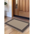 thumbnail image 1 of Black Brown Greek Key Door Mat&nbsp;Indoor Outdoor Entrance,Non Slip Rug for Kitchen Bathroom Entryway Rug,Geometric Greece Ancient Farmhouse Geo Washable Doormat Floor Mat for Office Home 24x36 Inch, 1 of 8