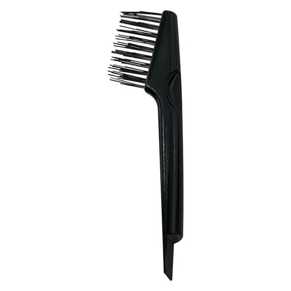 Black Brush Cleaning Tool For Hair Brushes And Combs With Easy To Use Design