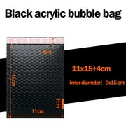 Black Bubble Mailers 4.3 x 6 Inches 50 Pack, Usable Size 4.3 x 6 Bubble Envelopes for Small Business, Padded Envelope, Shipping Mailers, Packaging Bags, Mailing Envelopes, Shipping Supplies