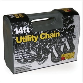 Black Bull 14 ft. Tow Chain with 2 Hooks
