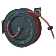 Black Bull AHAR100 Steel, Black 1/4in x 100ft Retractable Air Hose 1/4 in Air Inlet Size MNPT