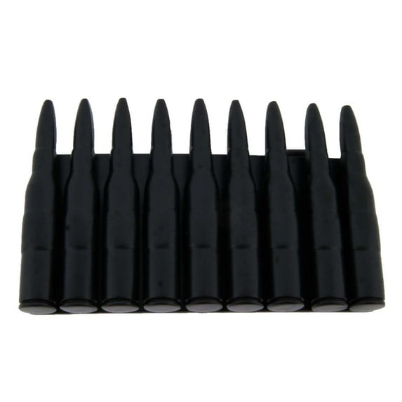 Black Bullets Belt Buckle Fashion Metal New Military Revolver Detective Handgun