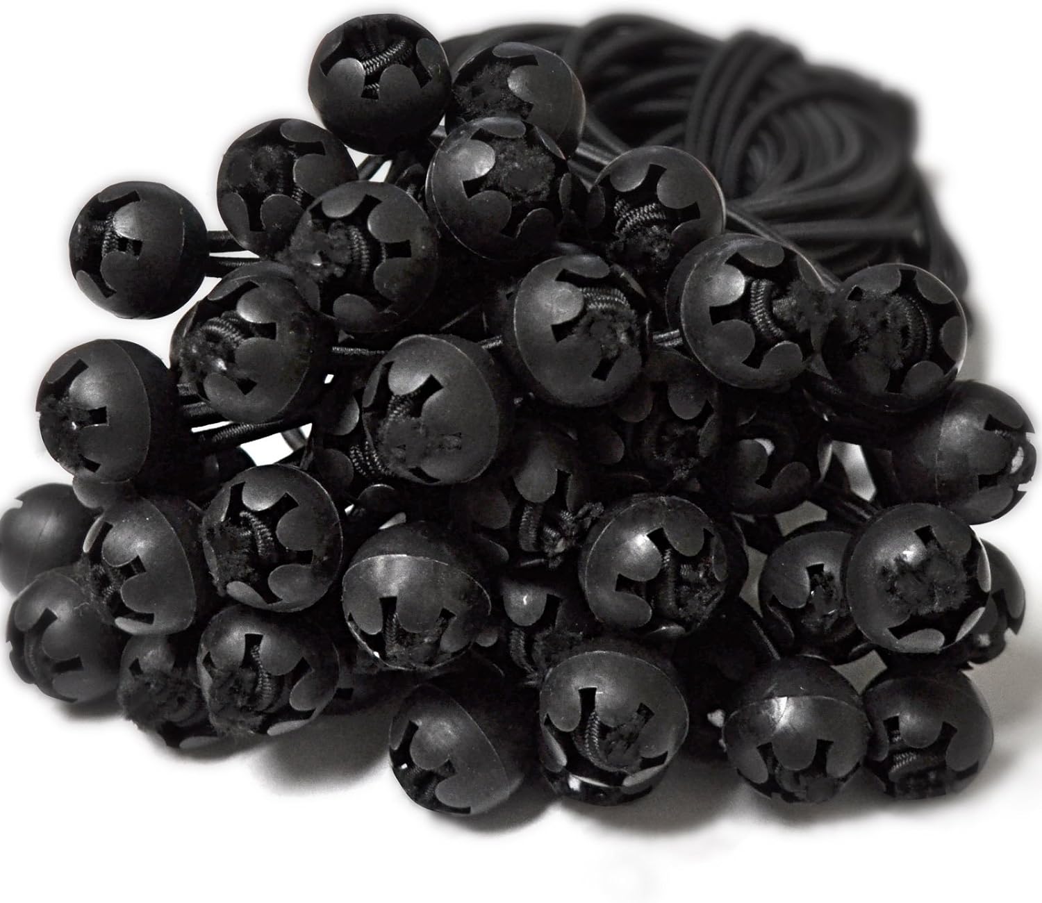 Black Bungees Cord Tarp Party Tent Tie Downs Bungee Canopy Gazebo