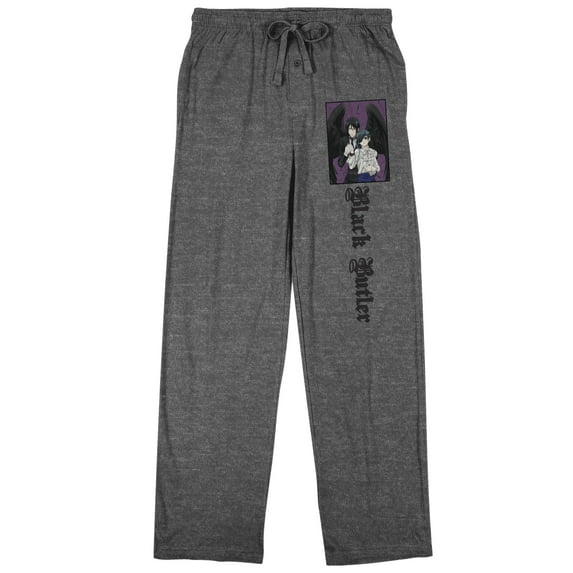 Black Butler Ciel & Sebastian Sleep Pajama Pants-X-Small