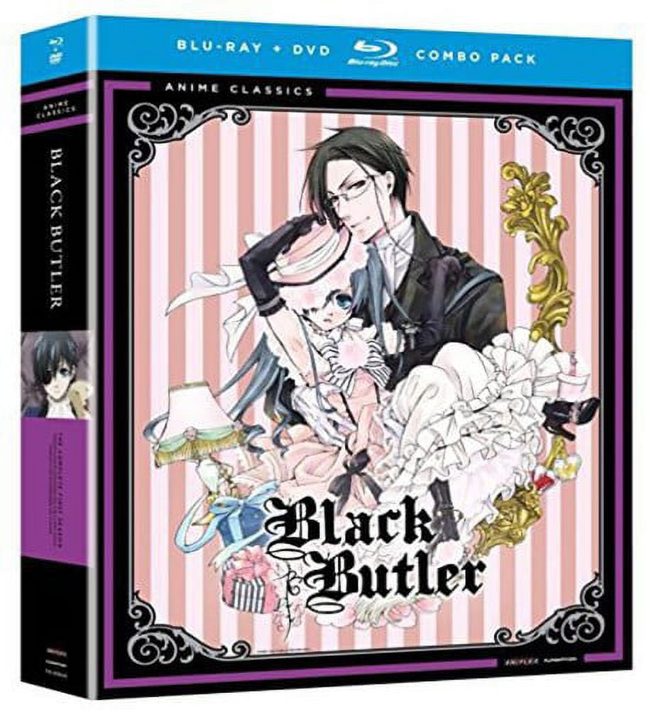 Black Butler: Complete First Season - Classic (Blu-ray + DVD) - Walmart.com, image size:910x1000